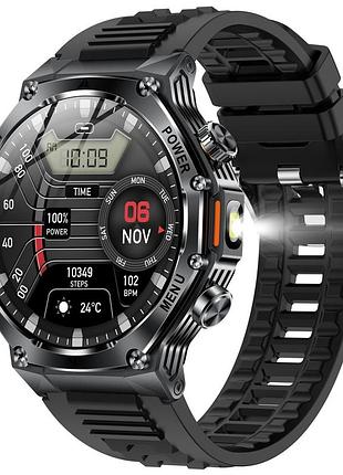 Ku умные смарт часы universal fit uwatch с bluetooth для android и ios черные фитнес браслет для здоро uni2l_k 5