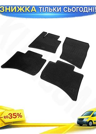 Резиновые коврики 4 шт polytep для porsche cayenne 2010-2017 модельные защитные коврики для салона авто ku-22