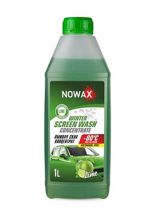 Омыватель стекла nowax -80°c зимний lime концентрат 1л