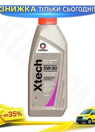 Ku моторне масло comma universal fit xtech 5w-30 1л синтетичне для автомобілів ford бензинове дизельне uni2l_k