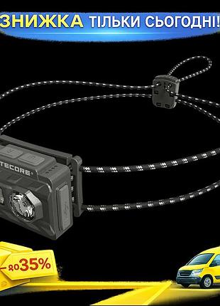 Ku налобний ліхтар nitecore universal fit 360лм usb-c червоне та біле світло для бігу та туризму легки uni2l_k