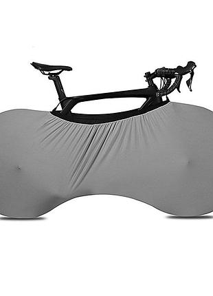 Чехол для велосипеда west biking grey l сумка для колес для хранения и транспортировки велочехол защитный