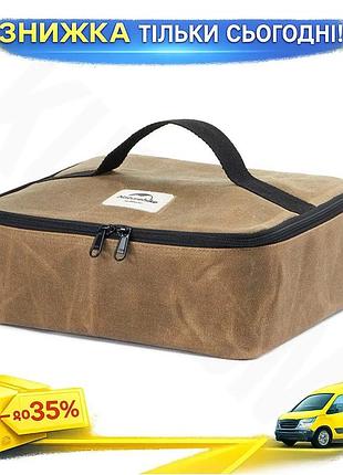 Портативна сумка naturehike nh20pj128 коричнева для зберігання з роздільниками 5,4 л унісекс сумка для с ku-22