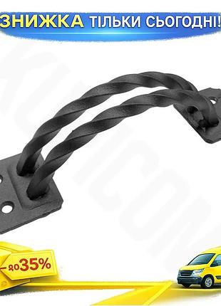 Ku ручка дверна ks-ukr universal fit дугоподібна подвійний кручений квадрат 50х210 оксамитова дверна р uni2l_k