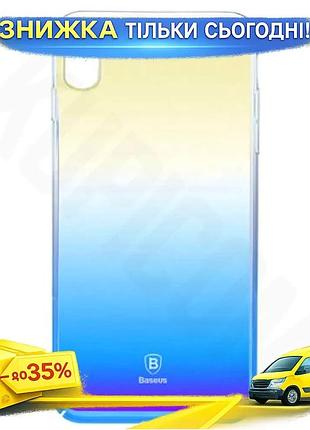 Ku чохол baseus glaze universal fit для iphone x xs прозорий захисний чохол для смартфона стильний бам uni2l_k