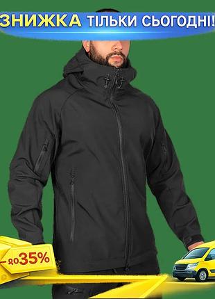 Ku куртка camotec rubicon universal fit softshell чорна для активного відпочинку вітрозахисна водовідш uni2l_k