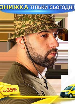Ku панама camotec boonie universal fit 2.0 rip-stop камуфляжная шапка для военных и отдыха с вентиляци uni2l_k