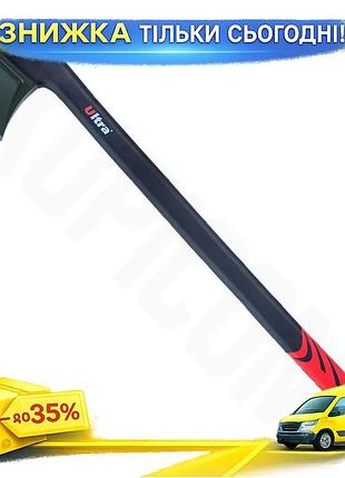 Ku топор колун 3200г universal fit с фиберглассовой рукояткой для раскалывания дров тяжелый инструмент uni2l_k