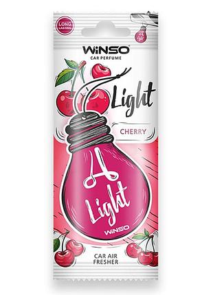 Ku ароматизатор воздуха winso universal fit light cherry целлюлозный для авто и дома с запахом вишни о uni2l_k 2