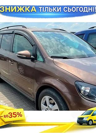 Ветровики hic для volkswagen touran 2010-2015 4 шт дефлекторы окон самоклейка для защиты от дождя ku-22