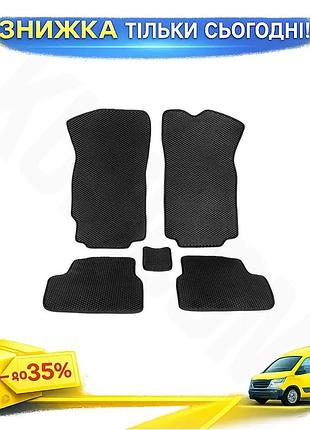 Коврики eva черные для chevrolet spark 2009-2015 резиновые в салон 5шт защитные коврики для авто ku-22