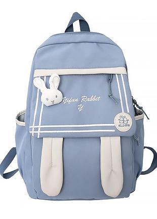 Рюкзак підлітковий 21727 зайчик 20l blue