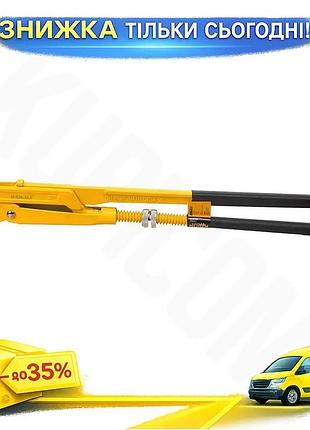Ku ключ трубний 90° universal fit 2" crv sigma для труб та деталей хромованадієва сталь цільнокований uni2l_k