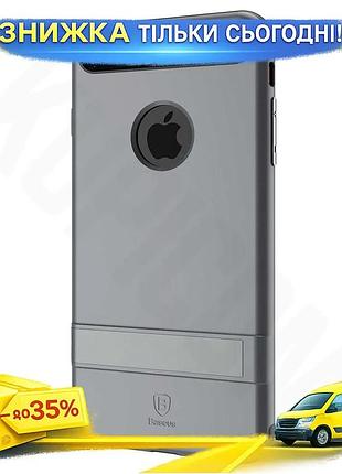 Ku чехол baseus для universal fit iphone 8 plus 7 plus защитный бампер с магнитным держателем для смар uni2l_k