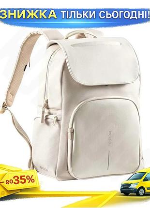 Ku рюкзак городской xd universal fit design soft daypack 16л защитой от краж и порезов серый для женщи uni2l_k
