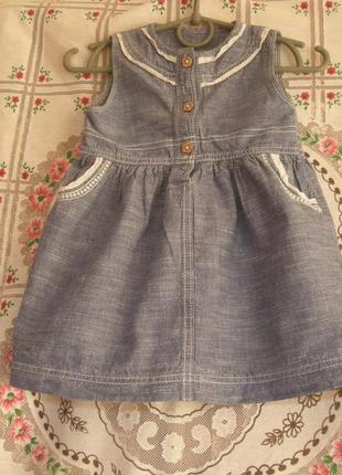 Супер платтячко "george"12-18 міс.,81-86см.,100%коттон.