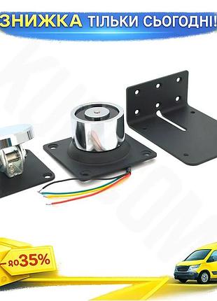 Ku электромагнитный напольный замок universal fit 60кг 12/24v для двери с высоким усилием для безопасн uni2l_k