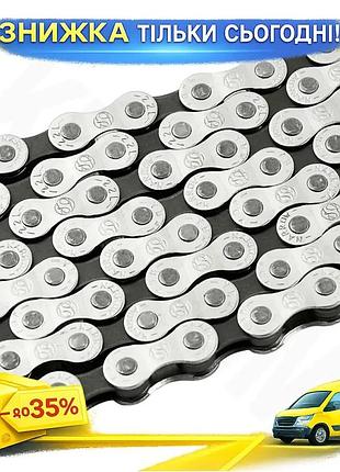 Цепь велосипедная grey's s8 half silver 8 скоростей 116 звеньев для shimano sram трансмиссия цепь для ве ku-22