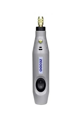 Мини гравер zeodo zd6000 15 вт электрический гравировальный инструмент для мастеров и хобби резак ku-22