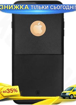Ku чохол baseus для universal fit iphone 8 plus 7 plus полікарбонатний чорний накладка для захисту від uni2l_k