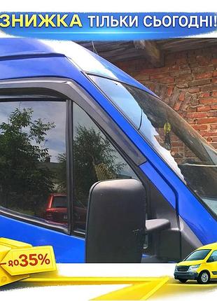 Ветровики sunplex sport для mercedes sprinter w901/902/903/904/905 1995-2006 2шт дефлекторы окон самокле ku-22