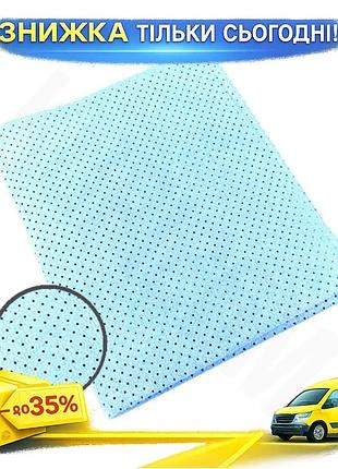 Ku ганчірка для авто universal fit nowax перфорована синя 40х50 см для миття та сушіння кузова автомоб uni2l_k