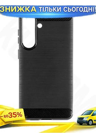 Ku бампер colorway tpu universal fit carbon для samsung galaxy s26 plus черная защита для телефона чех uni2l_k