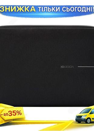 Ku чохол для ноутбука universal fit xd design 14 дюймів чорний сумка для ультрабука та macbook водовід uni2l_k