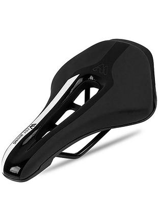 Сідло для велосипеда west biking yp0801101 отвір black + white