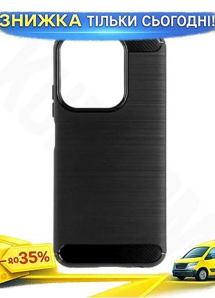 Ku бампер black colorway universal fit для xiaomi redmi 15c/poco c85 поликарбонатная tpu матовая защит uni2l_k