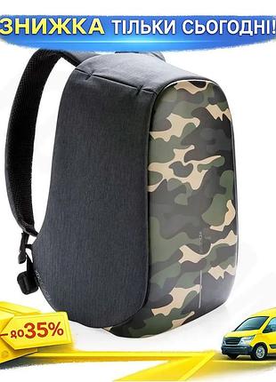 Ku рюкзак-антивор xd design universal fit для ноутбука 14 дюймов городской camouflage водоотталкивающи uni2l_k