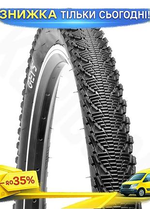 Ku покрышка велосипедная grey's universal fit 26x2.125 для мтб универсальная шина для прогулок по прир uni2l_k