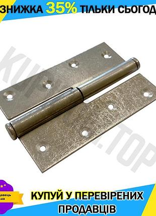 Ku петля дверная ks-ukr universal fit 85 мм левая стальная для двери крепление на левую сторону петли uni2l_k