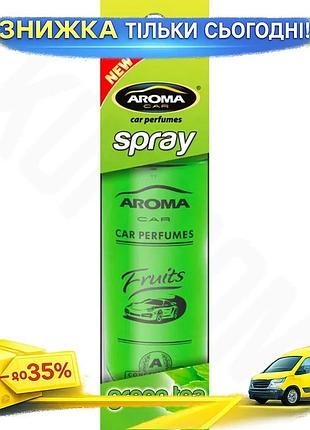 Ku ароматизатор для авто universal fit aroma car spray 50ml освіжувач повітря для салону машини парфум uni2l_k