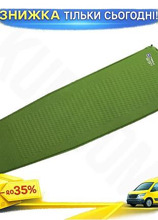 Ku коврик самонадувающийся terra universal fit incognita air 2.7 lite зеленый туристический коврик для uni2l_k
