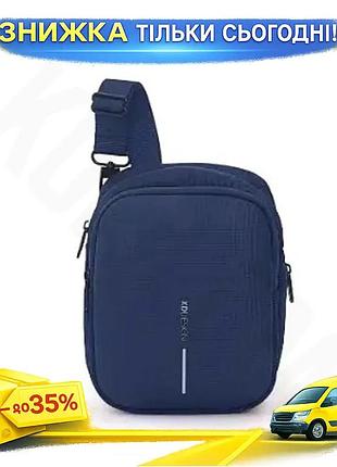 Ku сумка через плече universal fit xd design boxy sling синій крос-боді для повсякденного використання uni2l_k