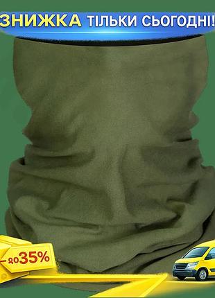 Ku шарф-труба camotec eco universal fit 100% cotton олива безшовний баф для активного відпочинку та сп uni2l_k