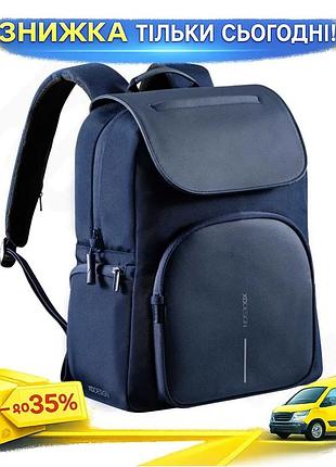 Ku рюкзак городской xd universal fit design soft daypack 16л с защитой от краж и порезов синий рюкзак uni2l_k