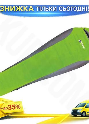Ku спальный мешок terra universal fit incognita siesta long 100 зеленый серый кокон для туризма кемпин uni2l_k