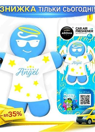 Ku ароматизатор aroma car universal fit manny angel для автомобіля гелевий з квітковим ароматом для за uni2l_k