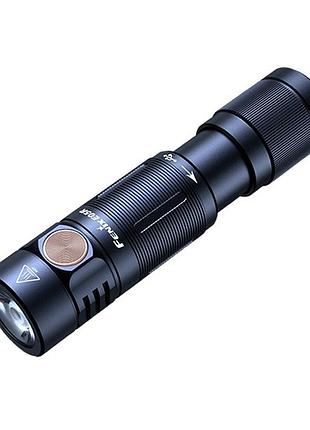 Ручний міні ліхтарик fenix e05r 400лм чорний led ліхтар для освітлення та туризму компактний акумуляторн ku-22