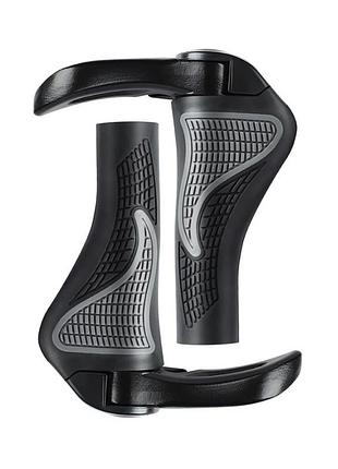Анатомические грипсы / велосипедные ручки west biking yp0804038 black