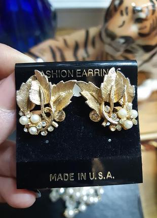 Клипси вінтаж jewellcraft coro