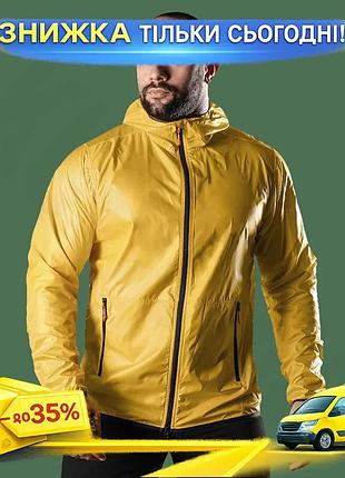 Ku ветровка camotec windout universal fit желтая легкая куртка для активного отдыха ветрозащитная водо uni2l_k