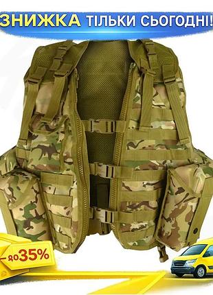 Ku жилеты разгрузка kombat universal fit uk cadet assault vest mk5 мультикам для военных тактических о uni2l_k