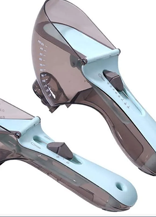 Регулируемые мерные ложки набор из 2 шт adjustable measuring spoon
