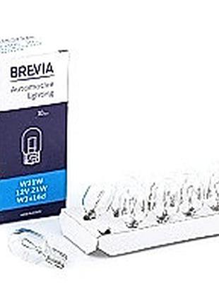 Лампа 12v бесцок.1-контак w21w brevia 12310c
