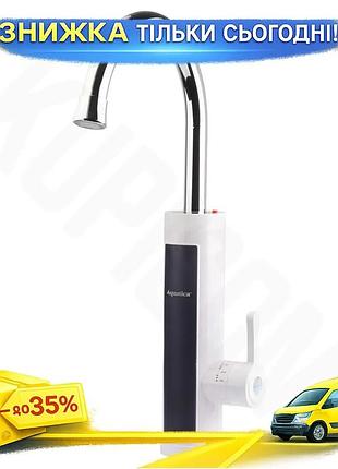 Кран-водонагреватель проточный aquatica universal fit s89 3.3квт для кухни с дисплеем и термостатом unis2l_k