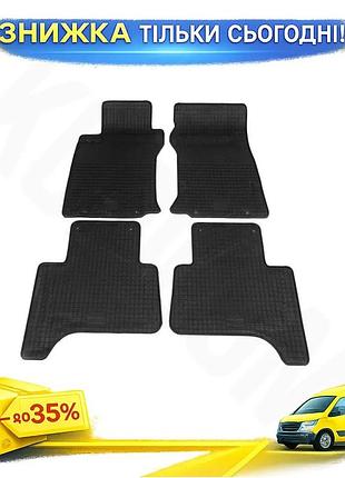 Килимки гумові polytep для toyota land cruiser prado 120 4 шт захисні килимки для салону автомобіля ku-22