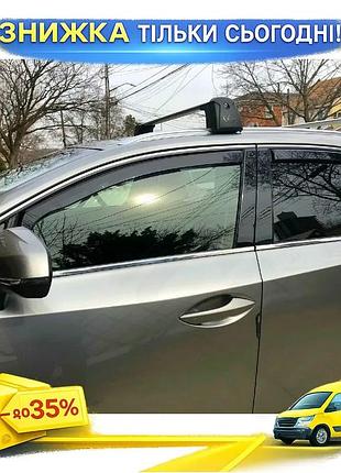 Вітровики вставні niken luxury для lexus rx 2022- дефлектори вікон полікарбонат самоклейка захист від до ku-22